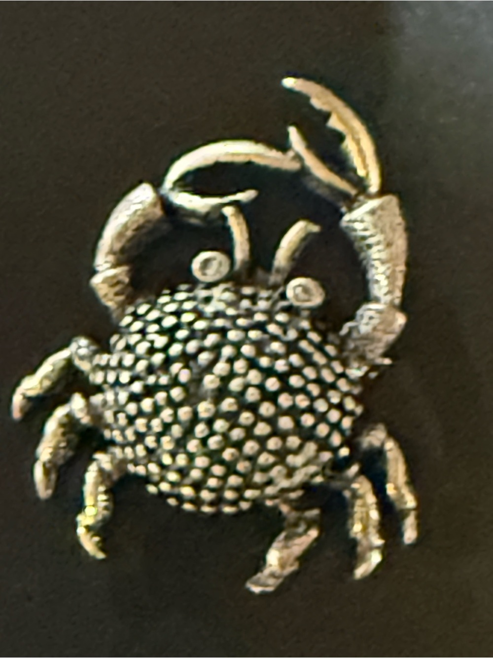 925 Silver Crab Accessory Pin  Brooch
